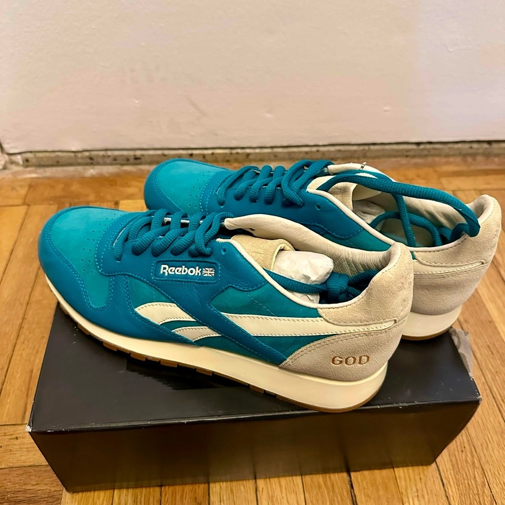 Reebok x Burn Rubber “Spirit of Detroit” classic leather lux men’s size 9 NWT